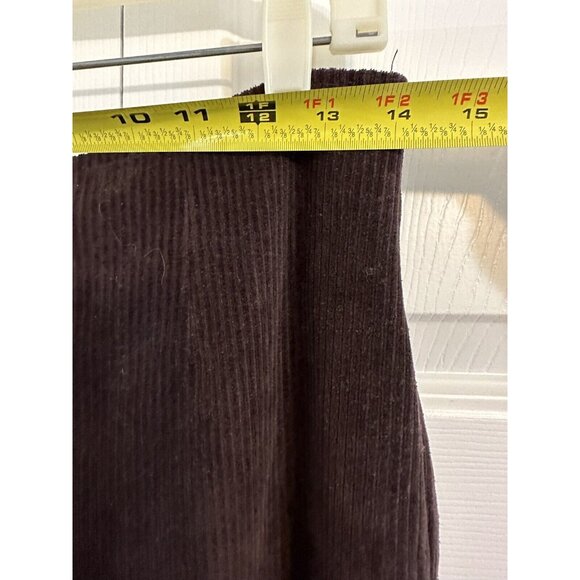 Vintage 90's April Cornell Brown Corduroy Straight Leg Pant Sz S High Waist - Picture 7 of 9